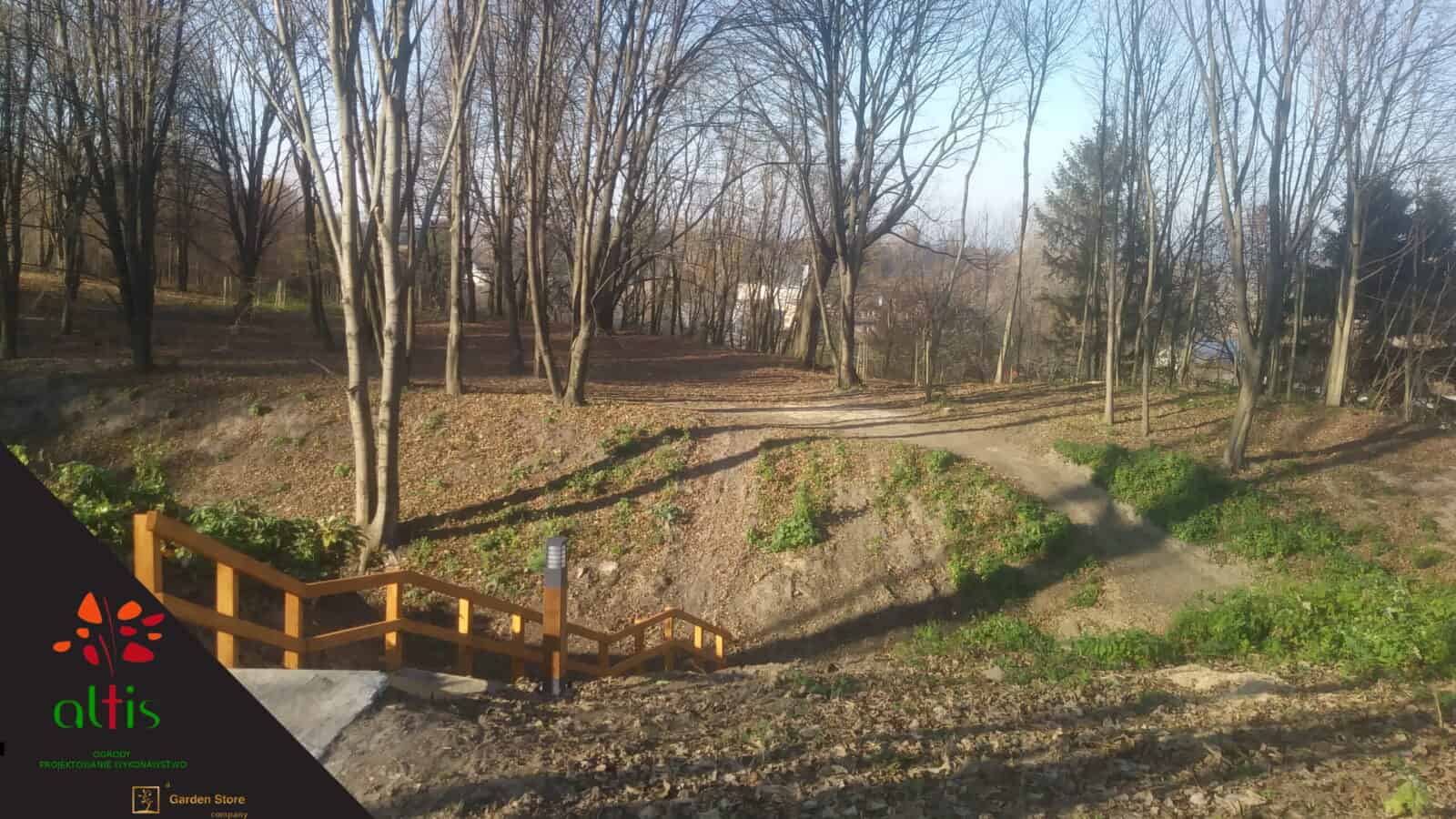 Park w Kraśniku – ścinka, porządkowanie, nasadzenia